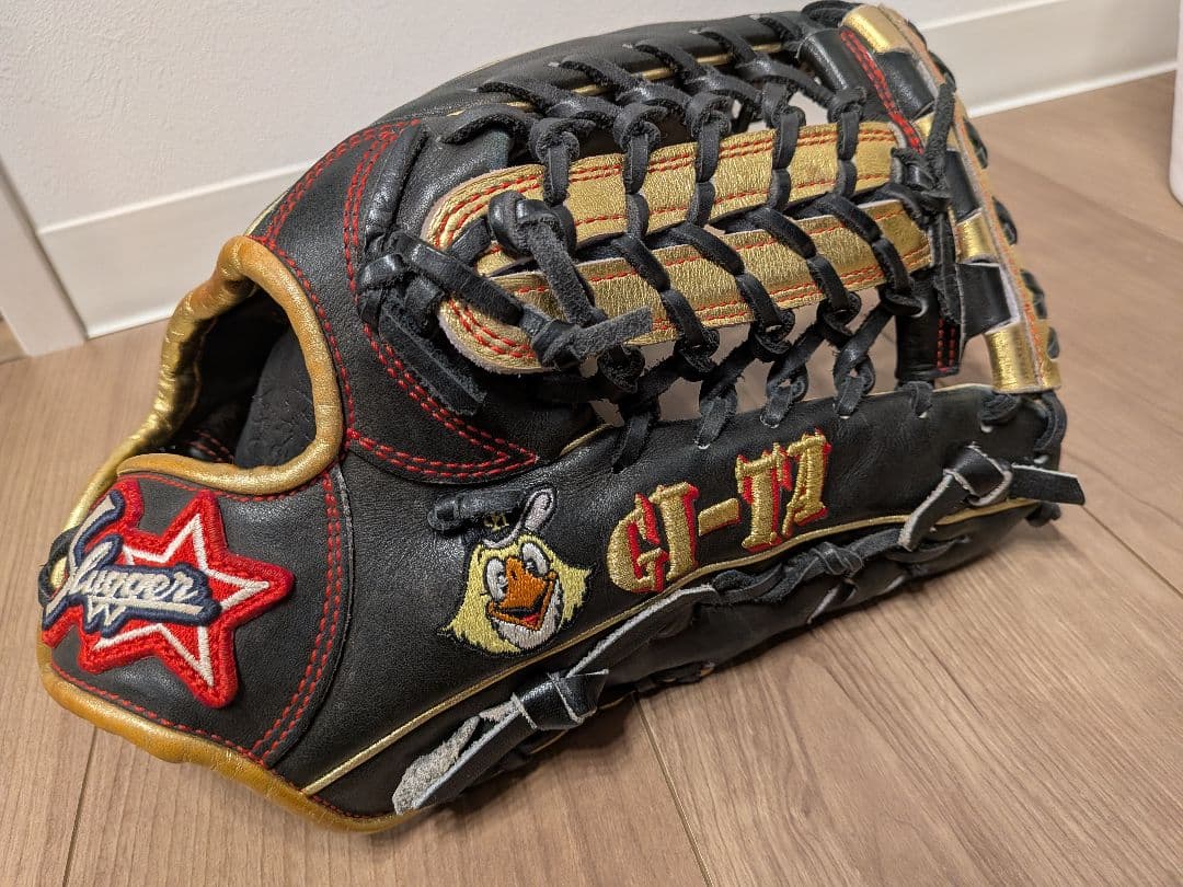 スラッガー G-72 硬式グローブ 黒/金