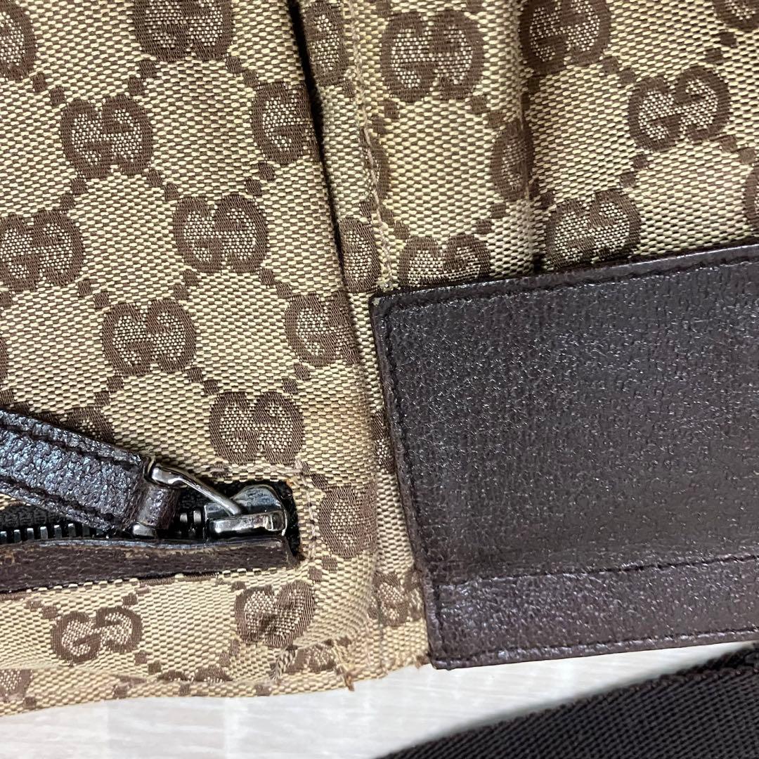 GUCCI グッチ GGキャンバス ボディバッグ ウエストバッグ 28566