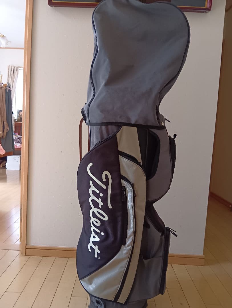 Titleist ゴルフキャディバッグ グレー/ブラック