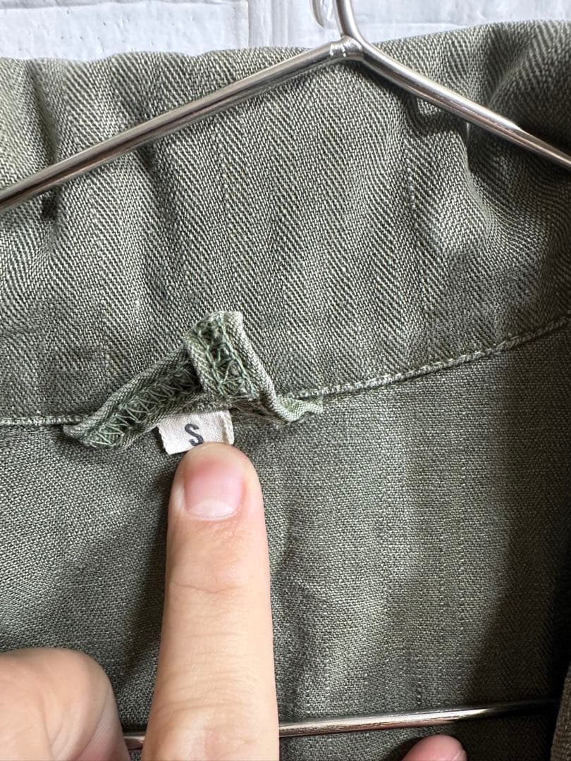 ミリタリーつなぎvintage 13スターボタンヘリンボーン　40s50s60s