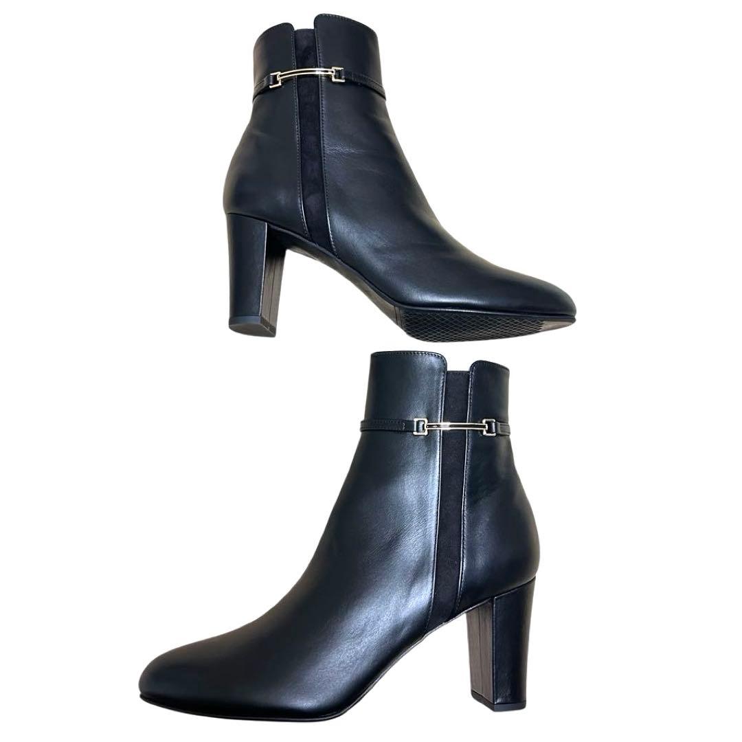 【極美品】DIANA ショートブーツ ブラック　24㎝