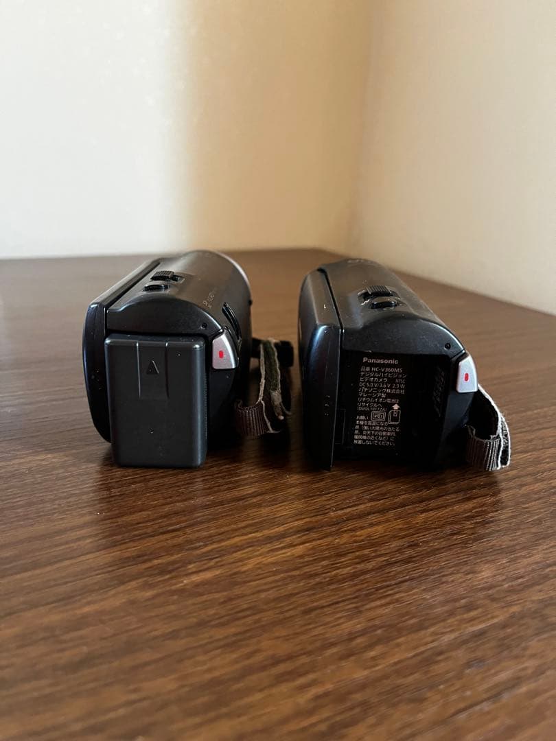 『2台』パナソニック ビデオカメラ V360M V360MS高倍率90倍ズーム