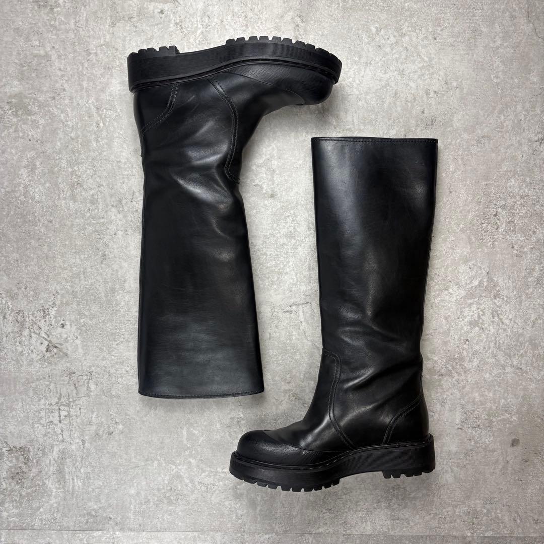 PRADASPORTS プラダスポーツ　レザー　ロングブーツ　39 ラグソール