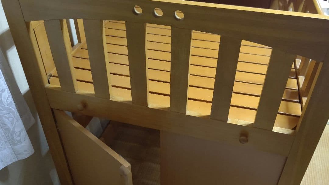 木製ロフトベッド 引き出し付き シングル