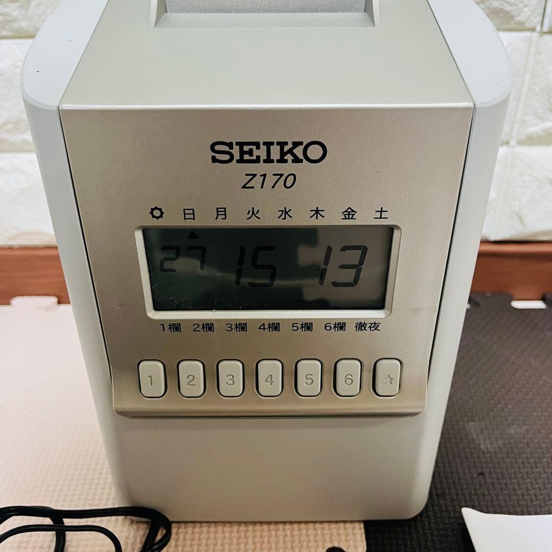 【印字確認済み】セイコー　タイムレコーダー　Z170