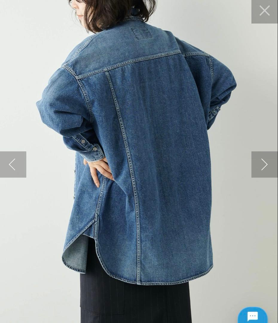 【インフルエンサーコラボ】刺繍デニムシャツ