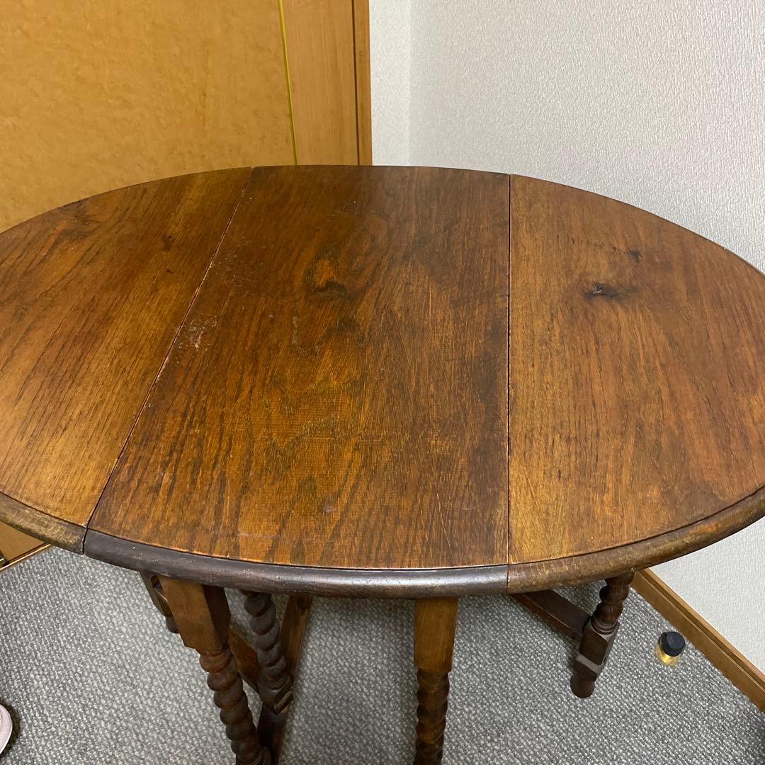 1／27まで発送停止になります。 アンティーク　ゲートレッグテーブル