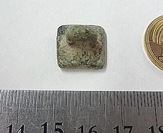 ★Q1323★古代品 （04）青銅　ブロンズ製　印章　オリエント出土