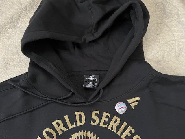 大谷翔平ワールドシリーズ2連覇優勝記念FanaticsパレードブラックフーディL