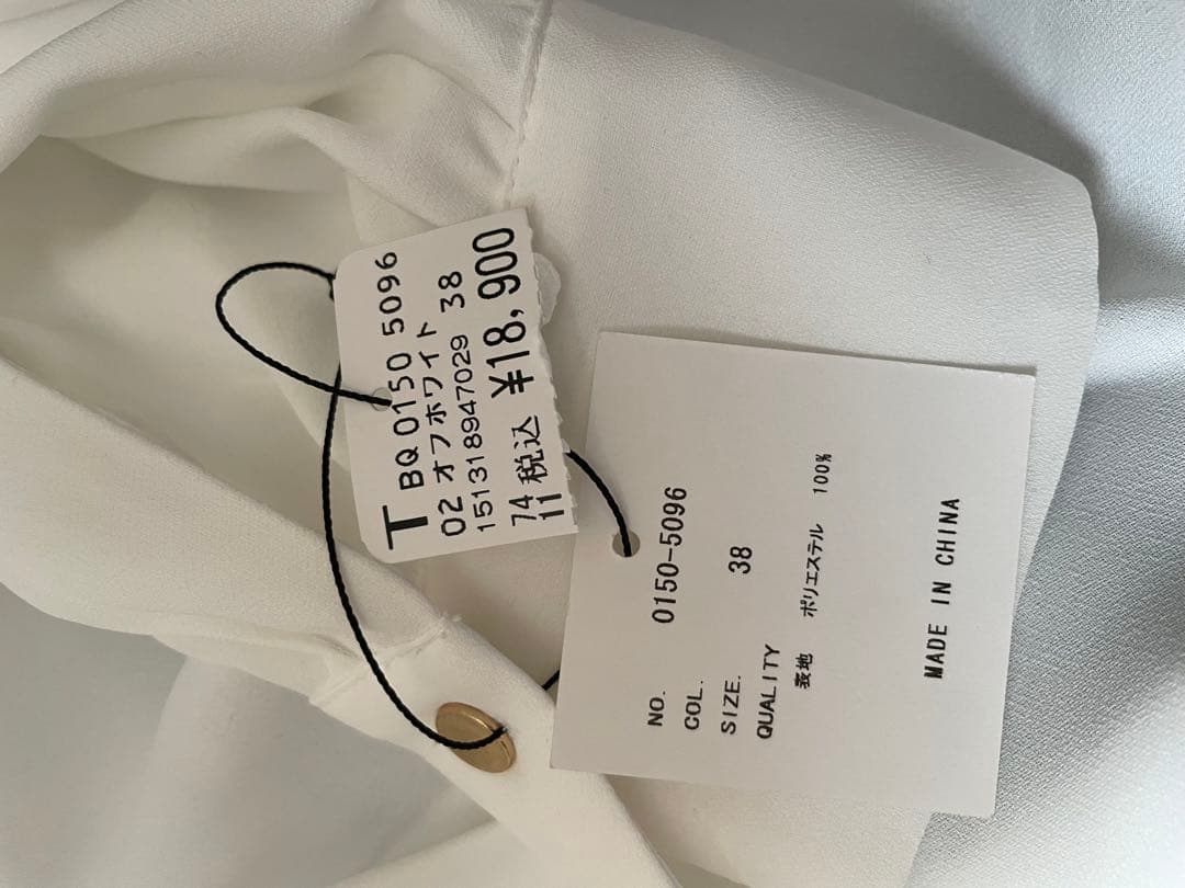 ヤマダヤ 【定価¥19,800新品タグ付 】FENNEL スタンドカラーブラウス