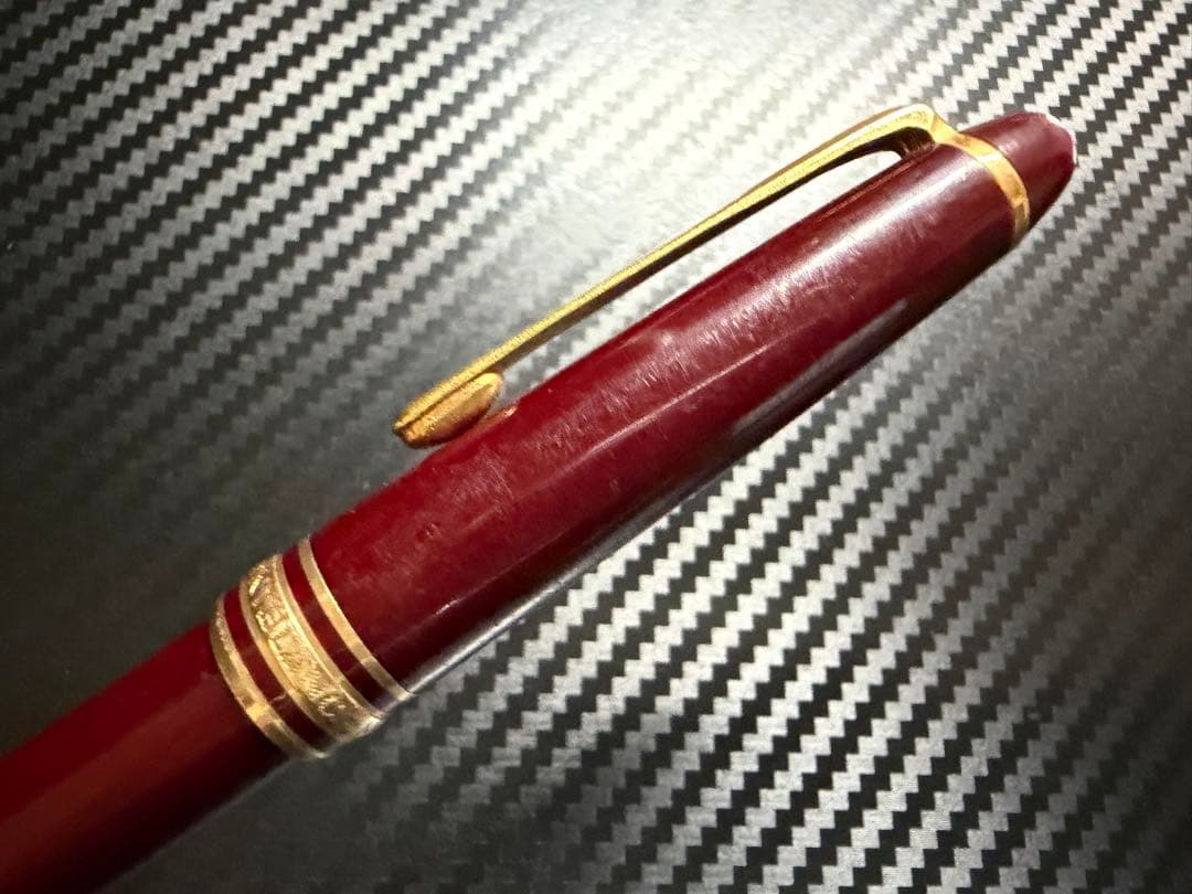 エボナイト芯 モンブラン 144 ボルドー 全金 F 細字 万年筆