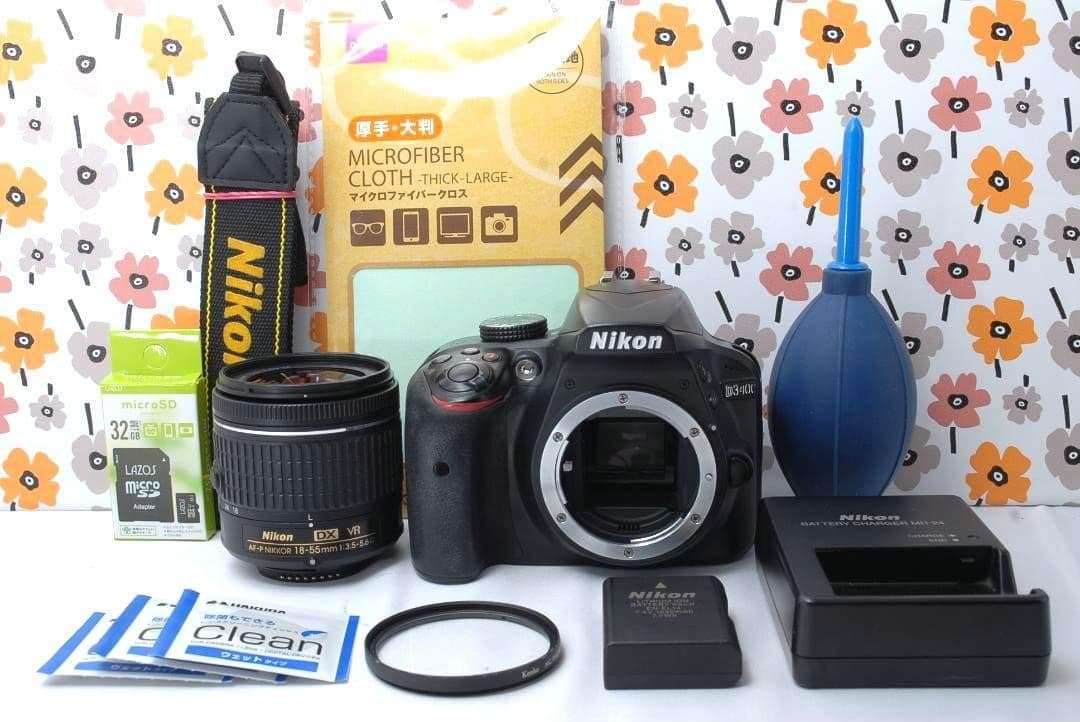❤Nikon D3400❤付属品充実❤Bluetoothでシェア出来る！❤美品❤