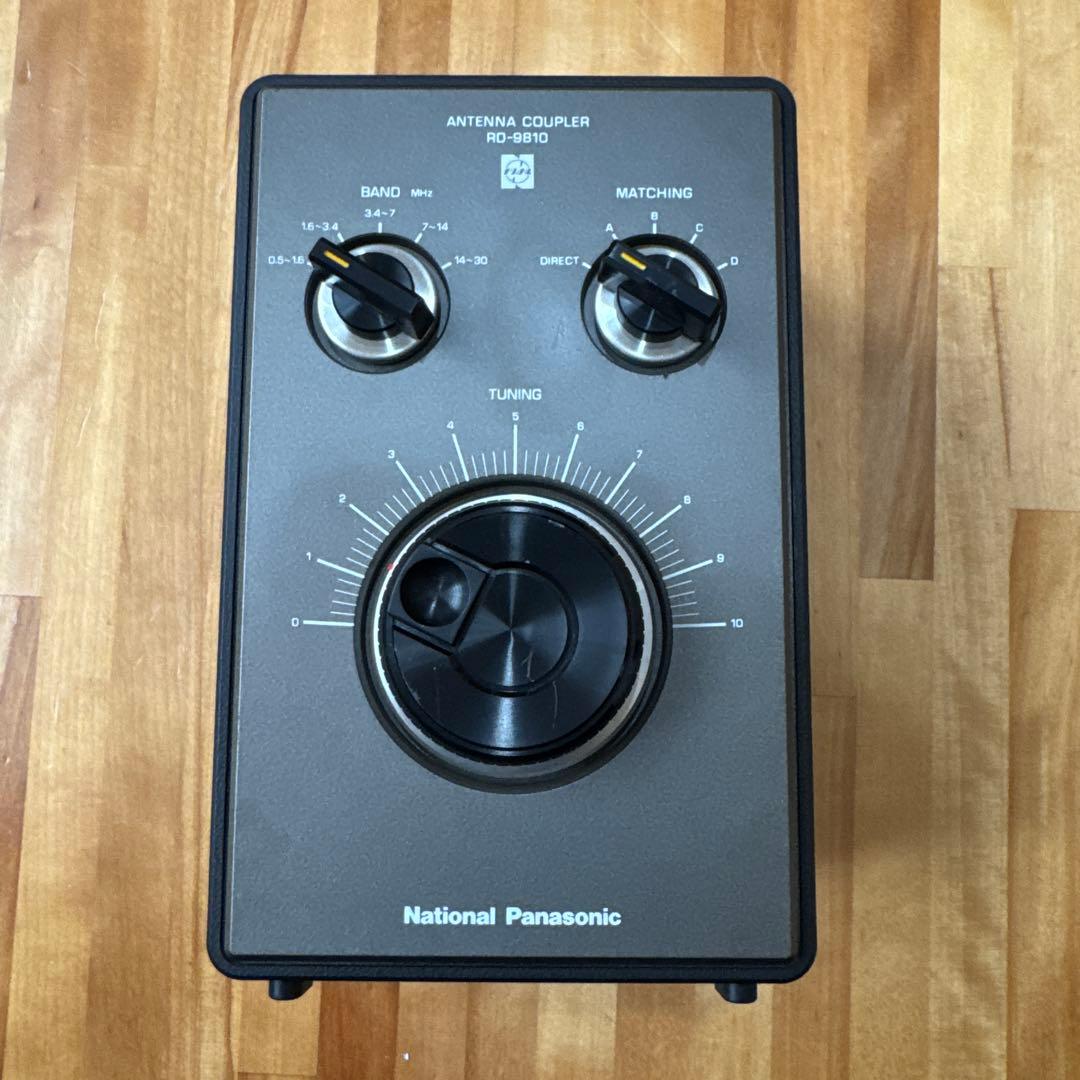 ナショナル　パナソニックBCLラジオ　アンテナカップラーRD-9810