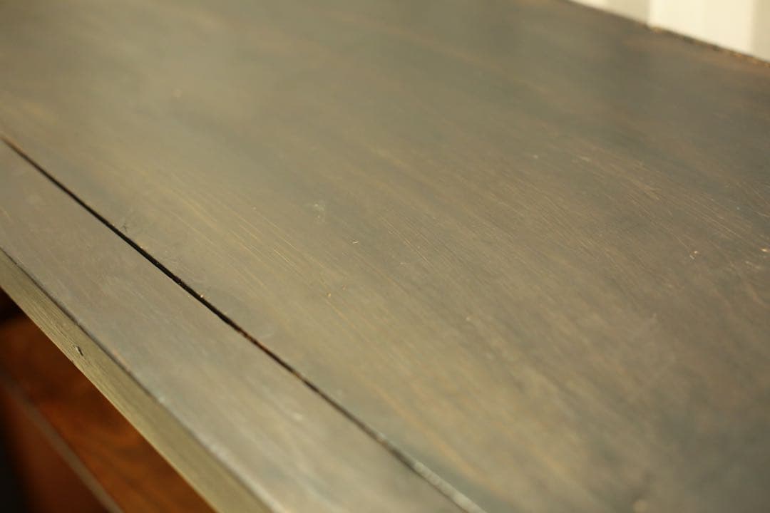 【アンティーク】ガラス戸収納棚