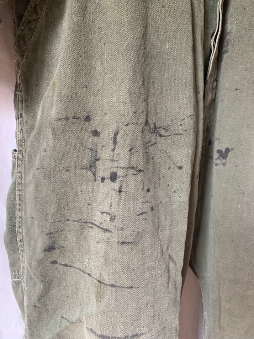 40s オールインワン 大戦つなぎ 月桂樹ボタン