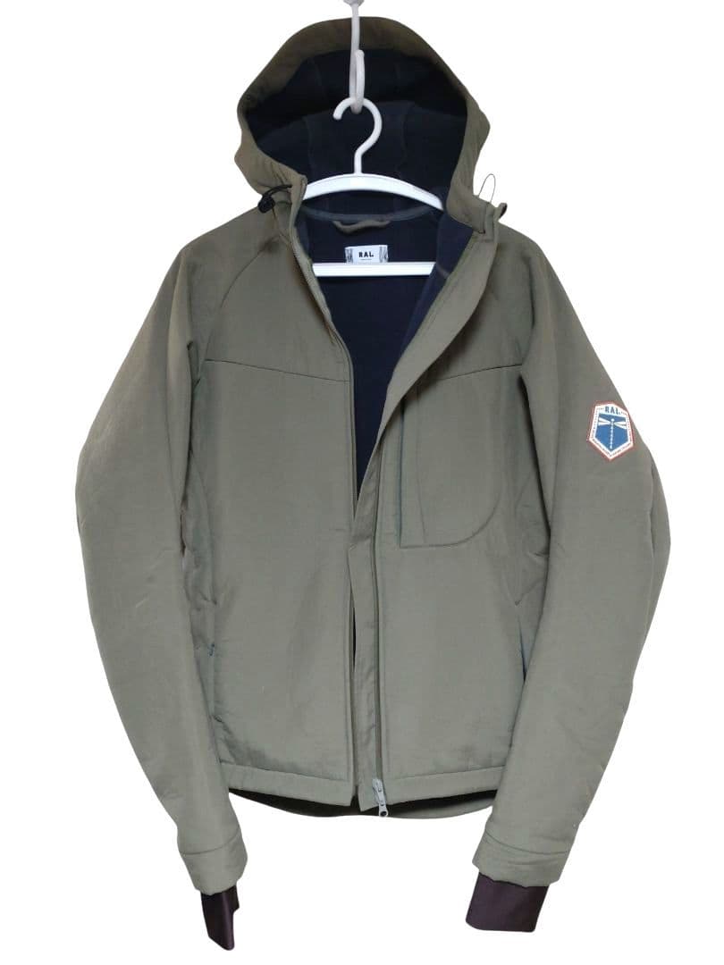 RAL 日本製 中綿フードジャケット XL カーキ