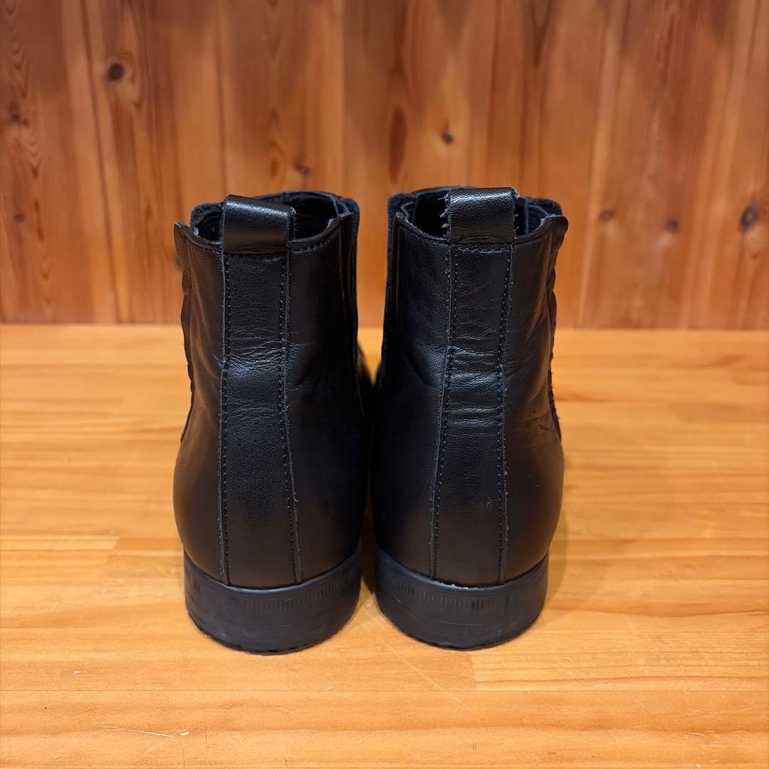 掲載2月末迄　ショセ トラベルシューズ サイドゴアブーツ 黒 39