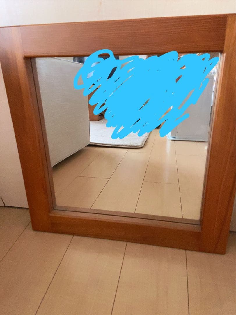 パイン材家具　パイン材ミラー