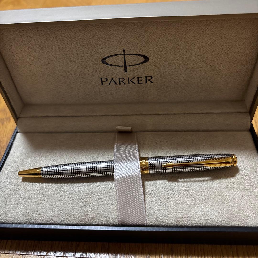 Parker チェック柄ボールペン 本体