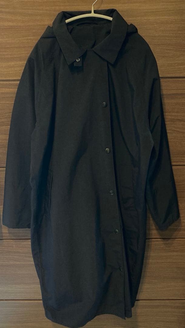 【美品】北欧暮らしの道具店　晴れの日も着たいレインコート ブラック ネイビー