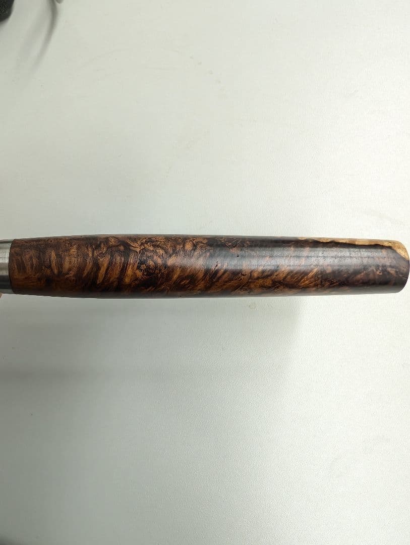 カ*ン様 工房楔　ローズウッド瘤紅白クローズドエンド楔 コンプロット花梨　ペンカ