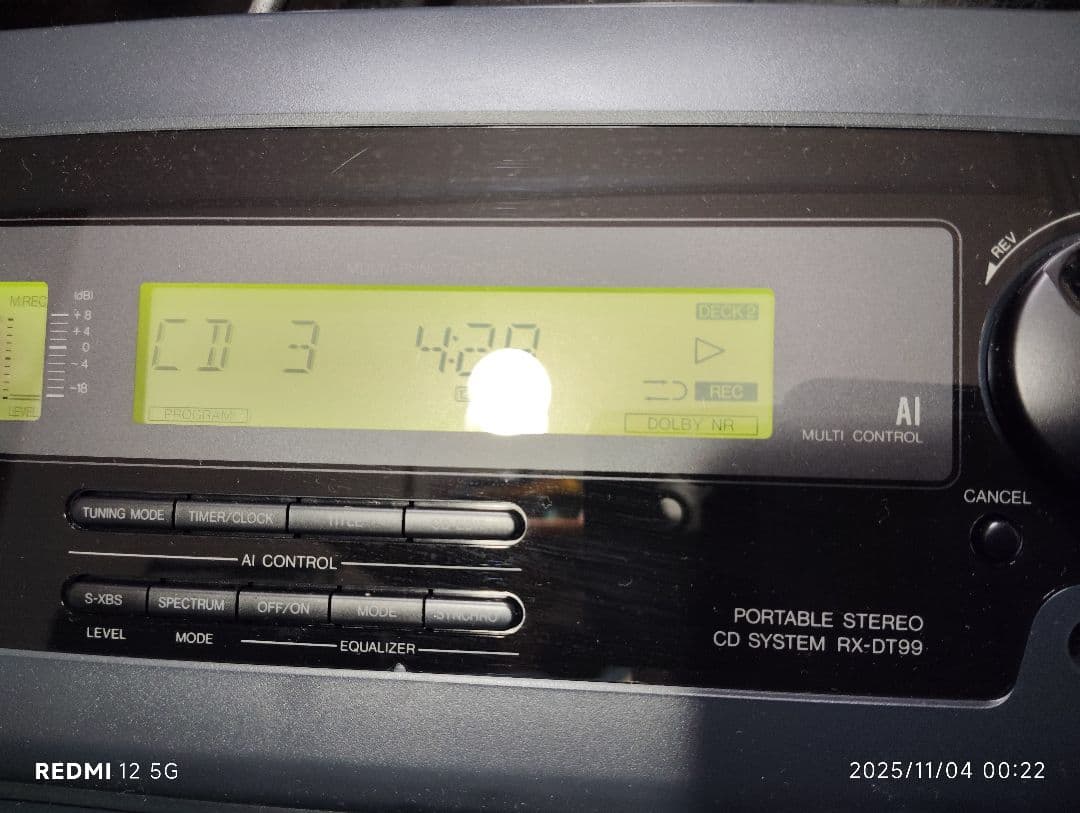 Panasonic製CDラジカセ