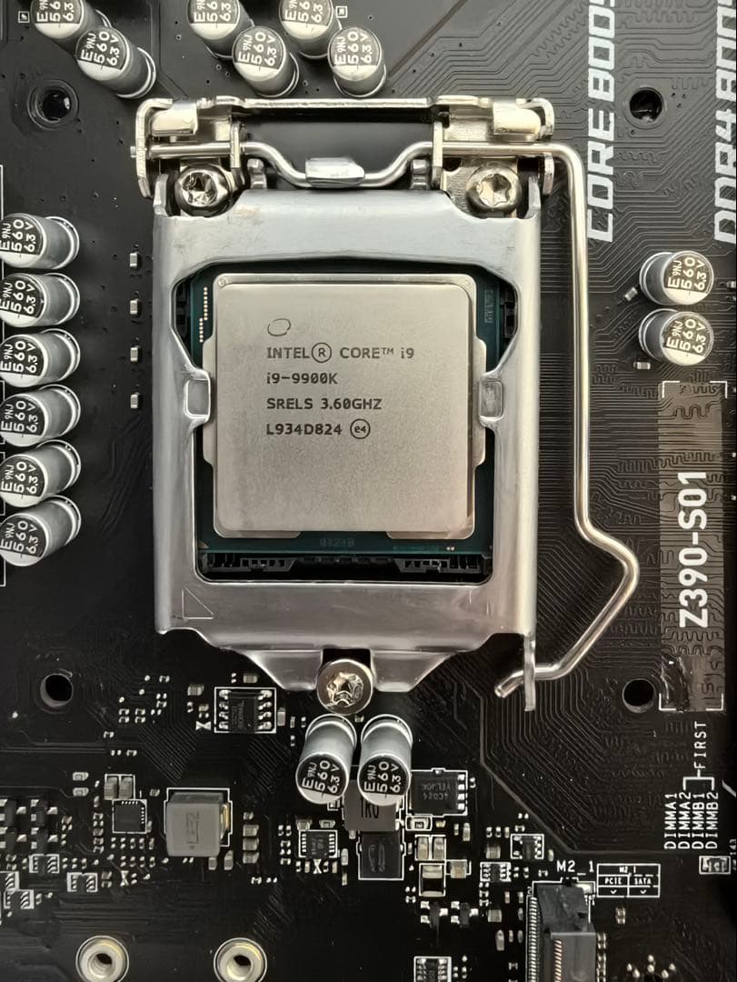 Intel Core i9-9900K+MSI Z390マザーボード+DDR4
