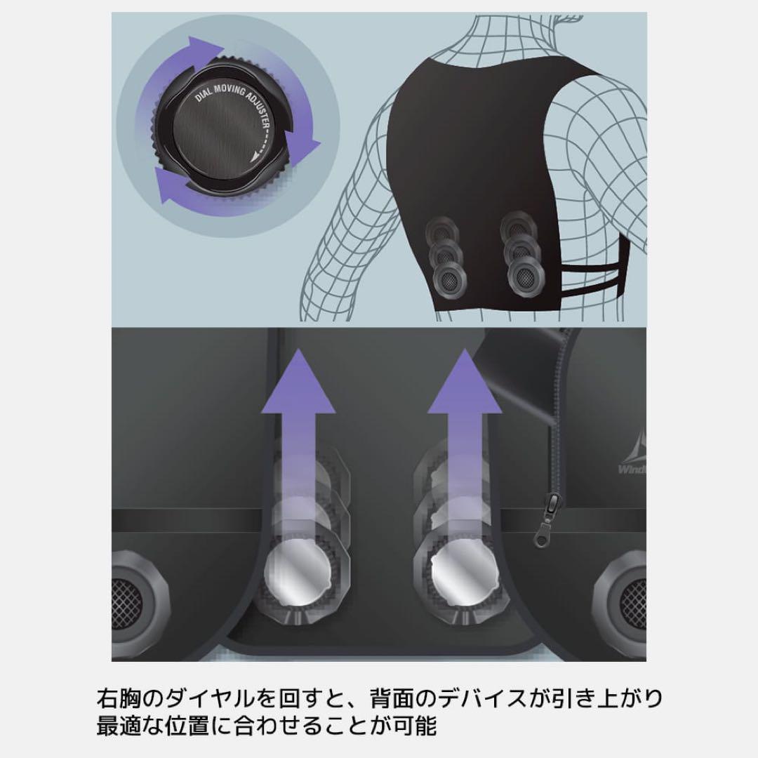 ワークマン　ウィンドコアアイス×ヒーターペルチェベストPRO2　782