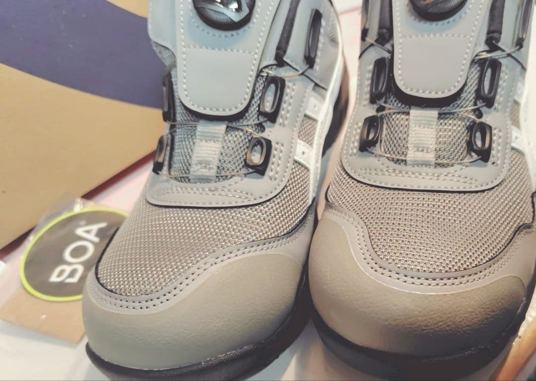 ASICS BOA グレー安全靴