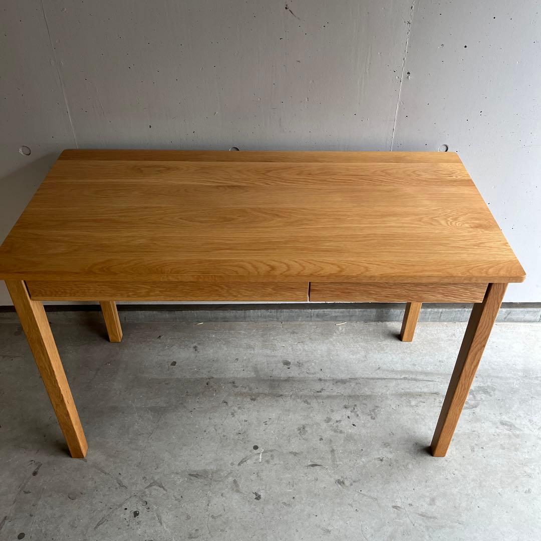 超美品★無印 木製デスク オーク材