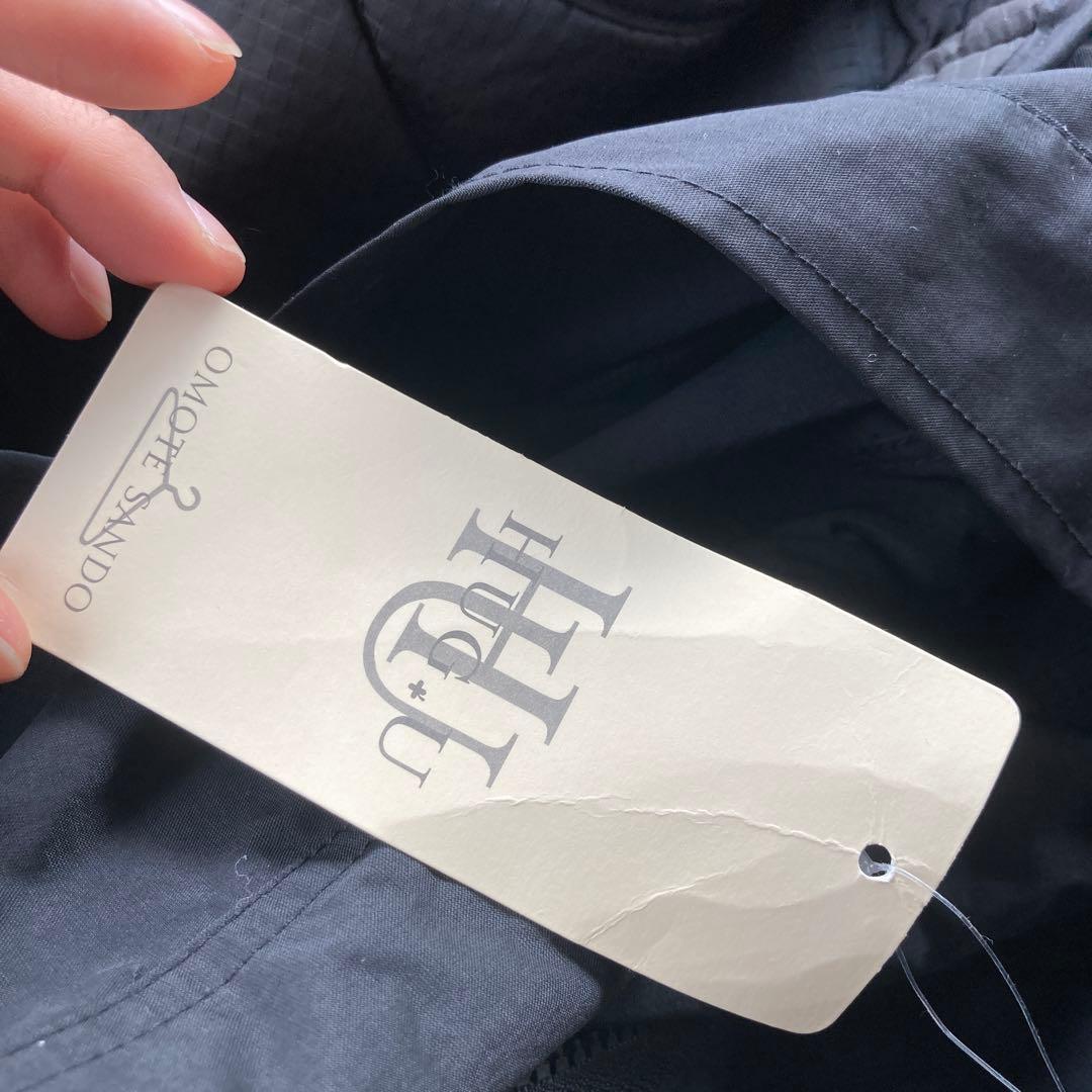 HUG.U（ハグユー）ライナー 付き 3way モッズコート　ミリタリー　黒