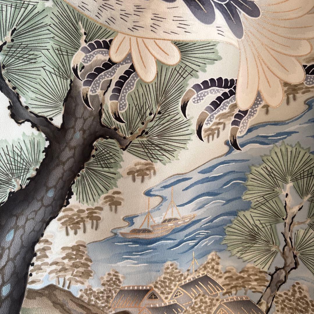 No.5 正絹　男の子お祝い着　長襦袢　のしめ 七五三