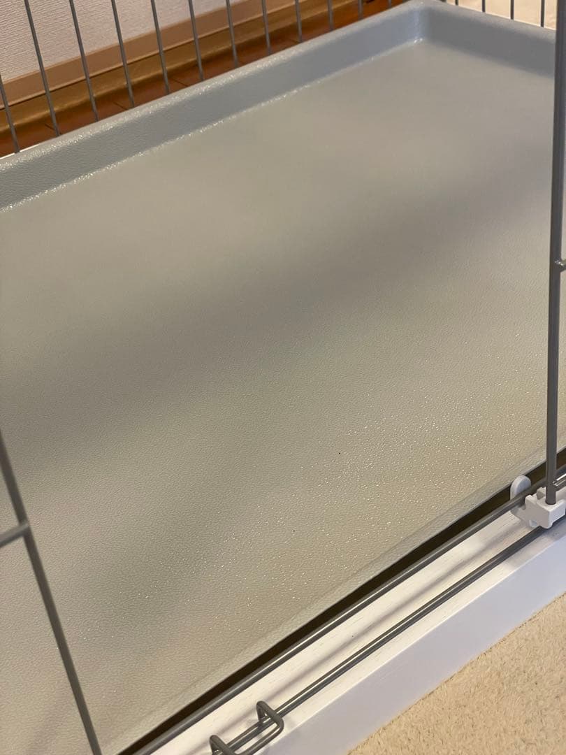 【美品】ペティオ トイレのしつけが出来るドッグサークル レギュラー 白 屋根付き