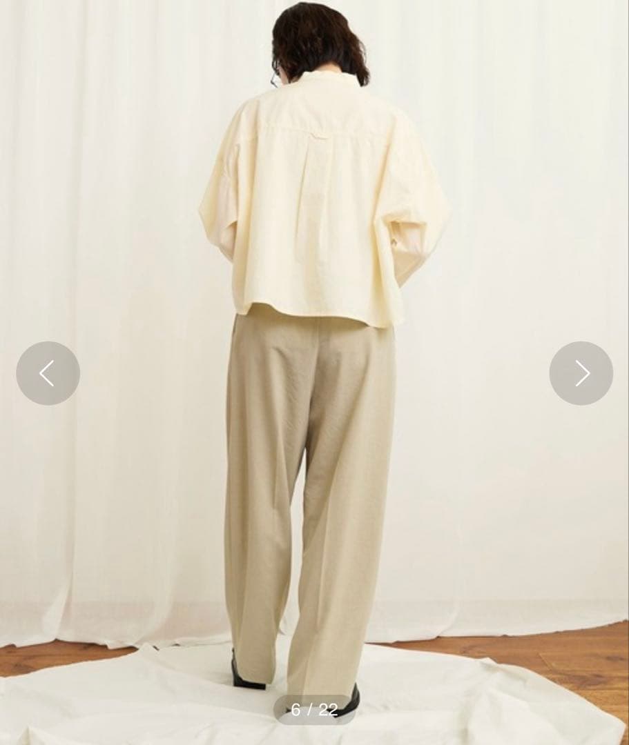 フィグロンドン　fig L London リボンシャツ