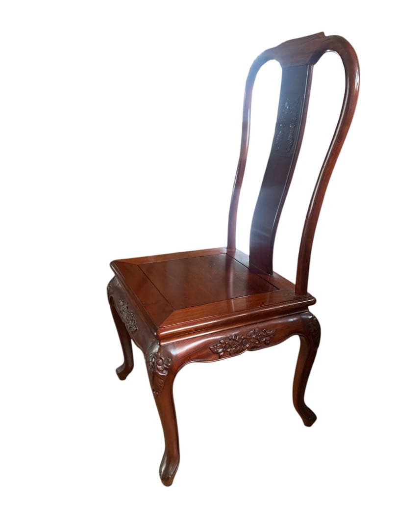 花梨材　椅子　猫脚　1脚