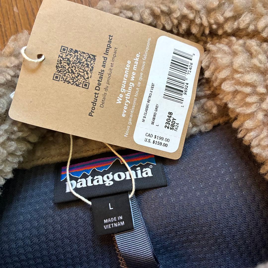 patagonia フリースベスト Lサイズ retro x パタゴニア