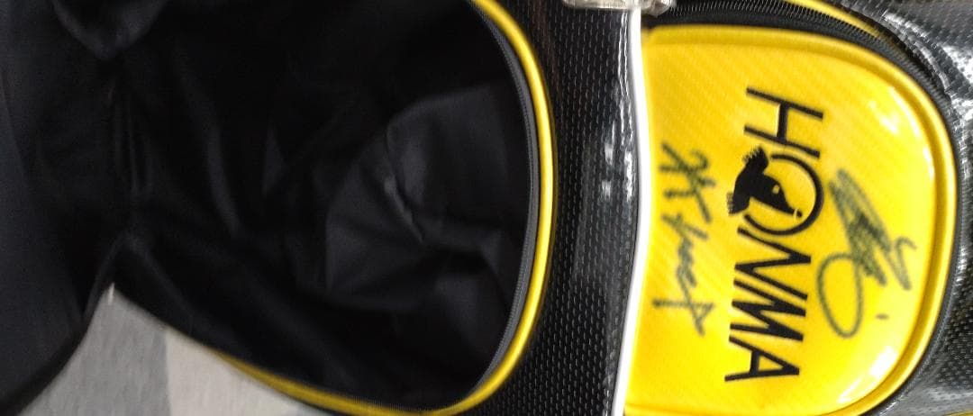 26名サイン入り本間ゴルフバッグ