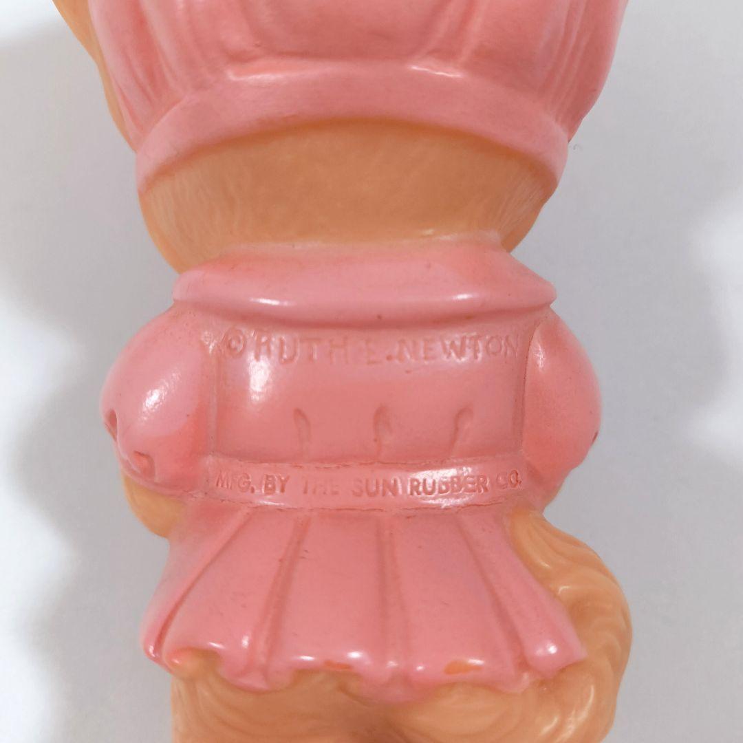 ビンテージ サンラバー ボンネットキティ 黒目 ルースニュートン ピンク