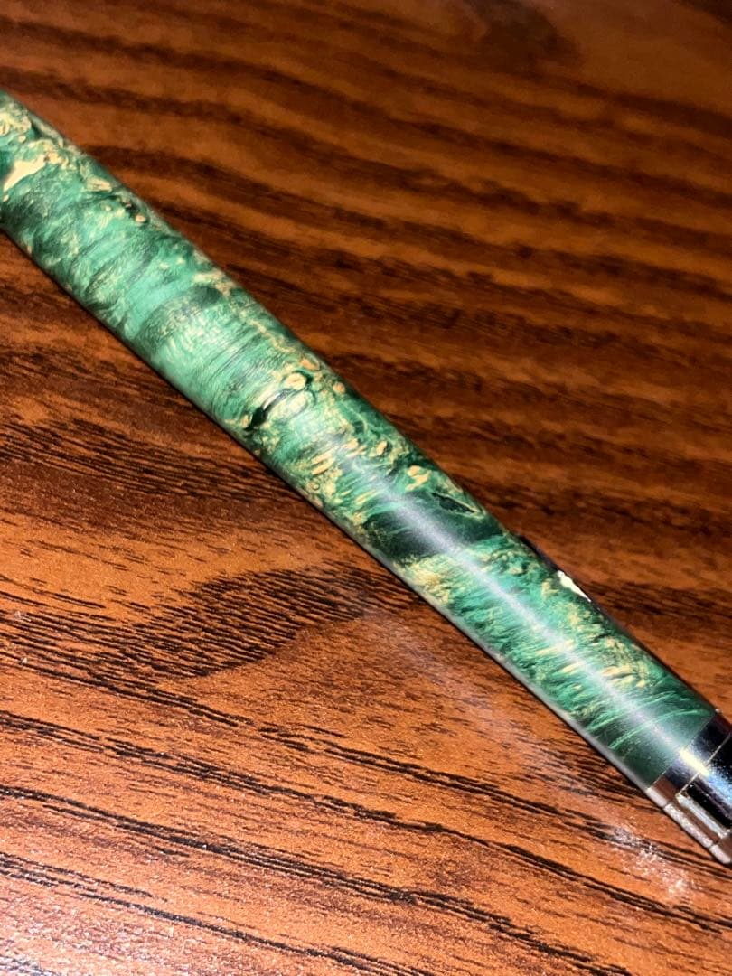 お*腐様 野原工芸カーリーチーク縮杢　　　　　　　　工房楔スタビライズウッド楓虎