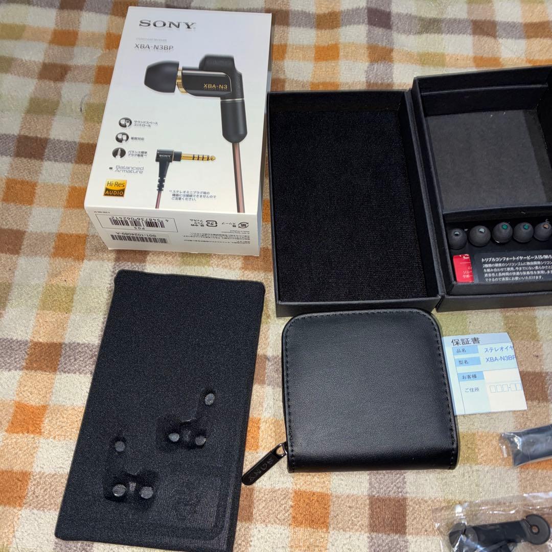 SONY XBA-N3BP 有線イヤホン　高級機！ハイレゾ