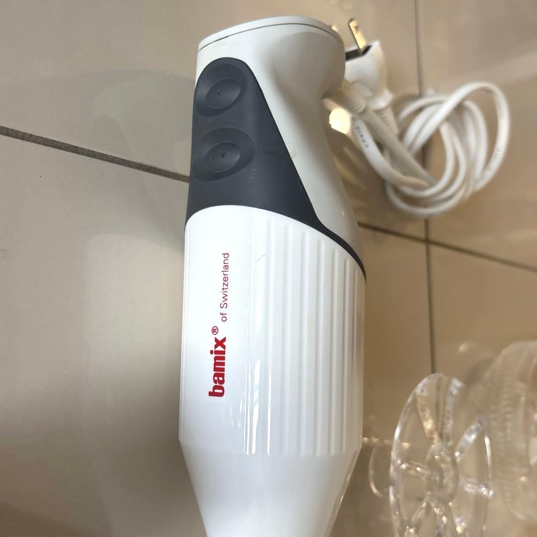 Bamix M300 ホワイト　ハンドブレンダー スタンド付き