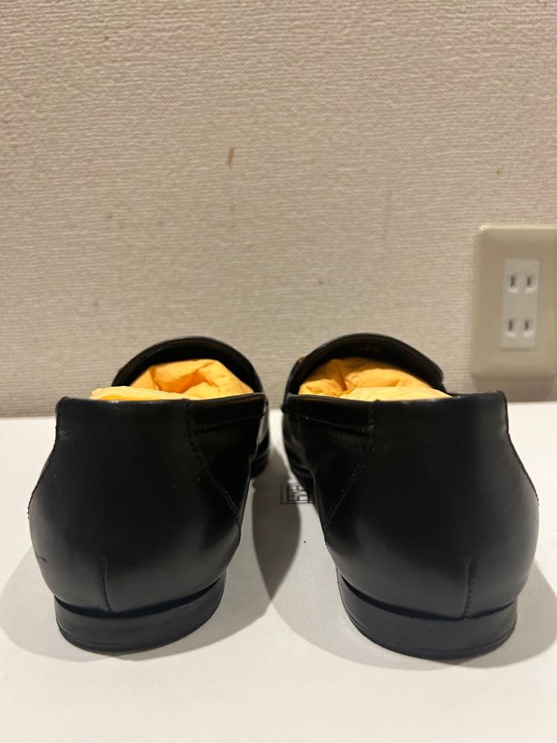 TOD'S 黒レザー ローファー 保存袋付き