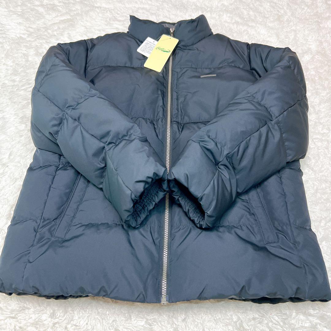 新品・未使用✨クロコダイル ダウンジャケット ブラック L