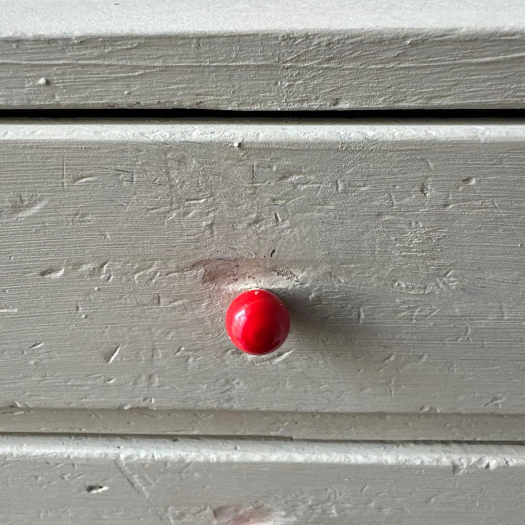 古道具　5杯の小引き出し　昭和レトロ　木製ドロワー　アンティーク