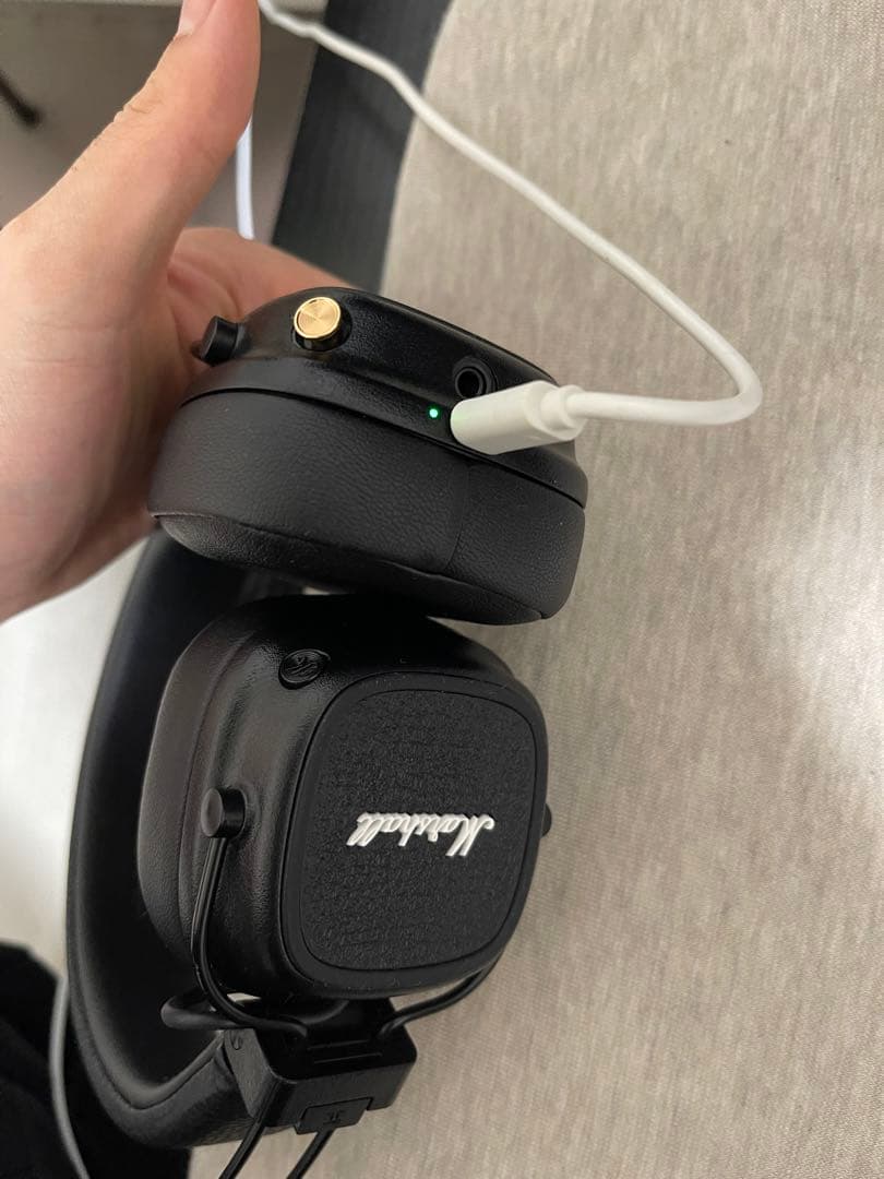 Marshall ワイヤレスヘッドホン ブラック