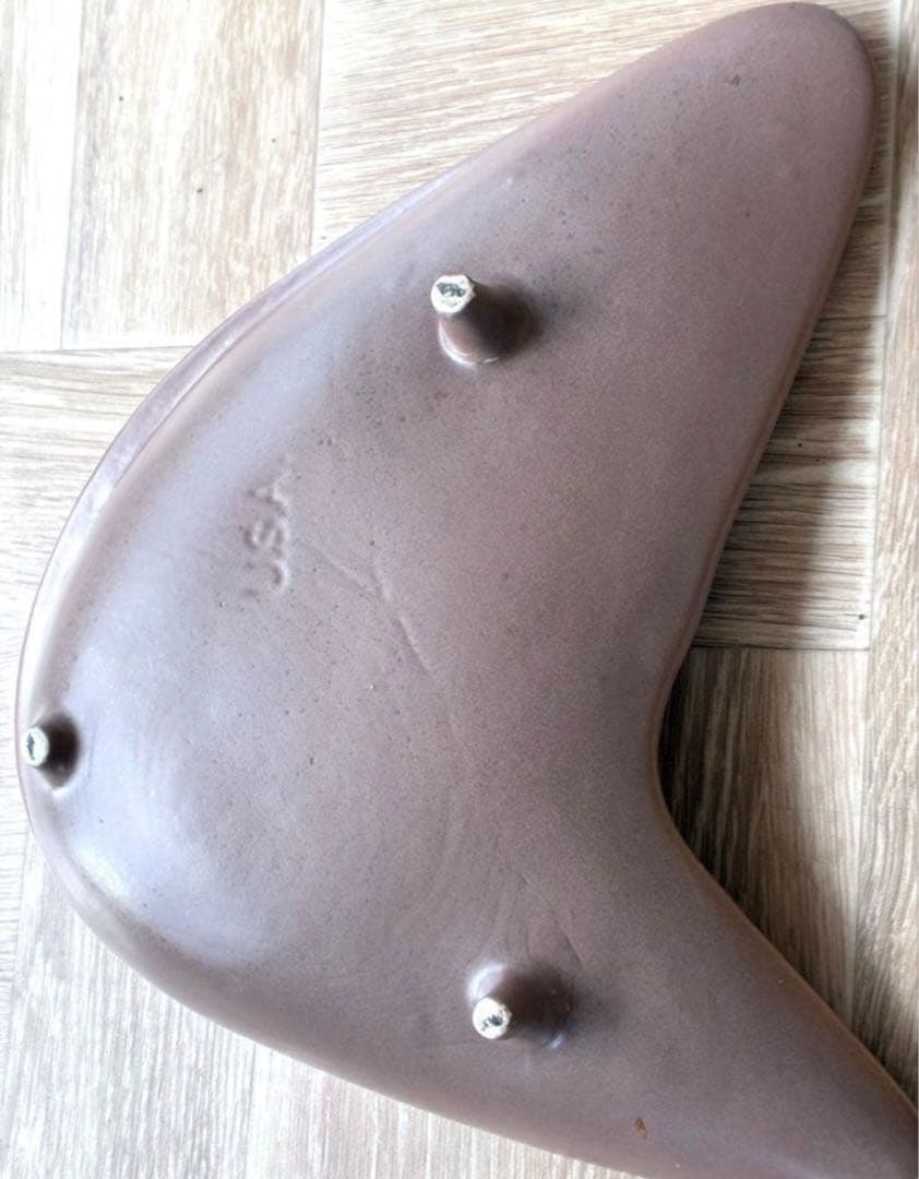 【激レア／大型】1950s アトミック柄 ブーメラン灰皿