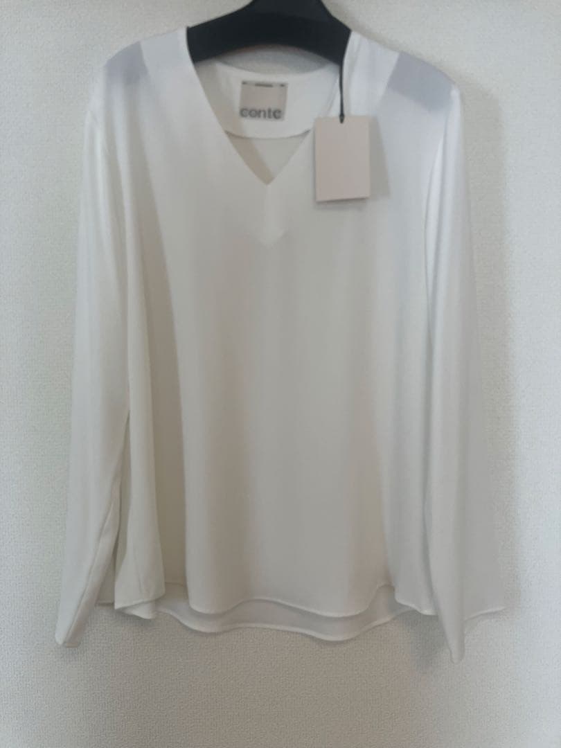 ＜conte＞Vネック ブラウス　ユナイテッドアローズ