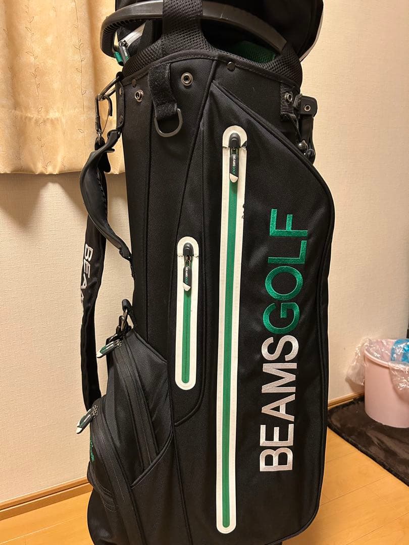 石*斗様 BEAMS GOLF ゴルフバッグ ブラック