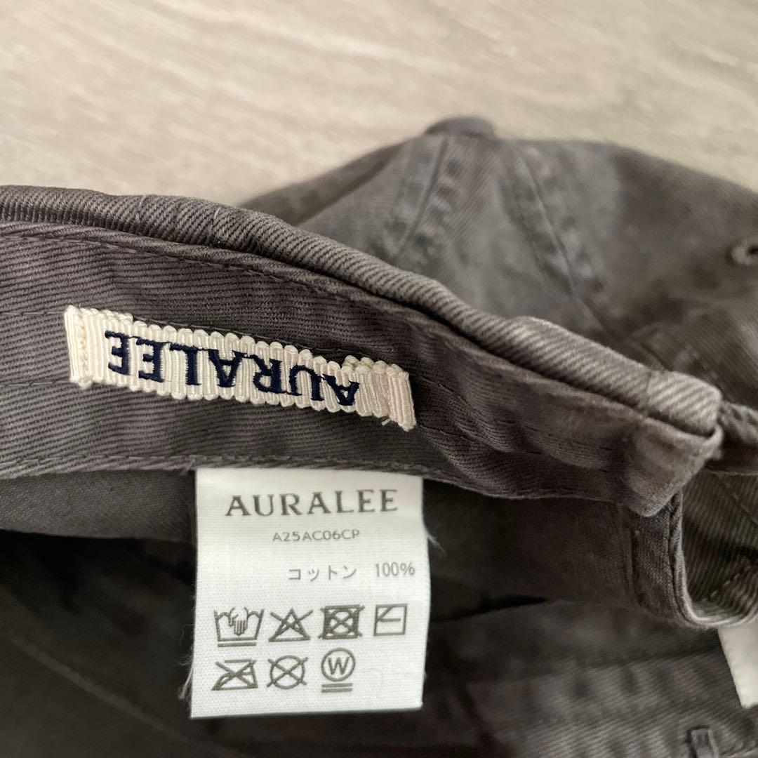 ＜AURALEE＞DYED FINX CHINO CAP/チノキャップ