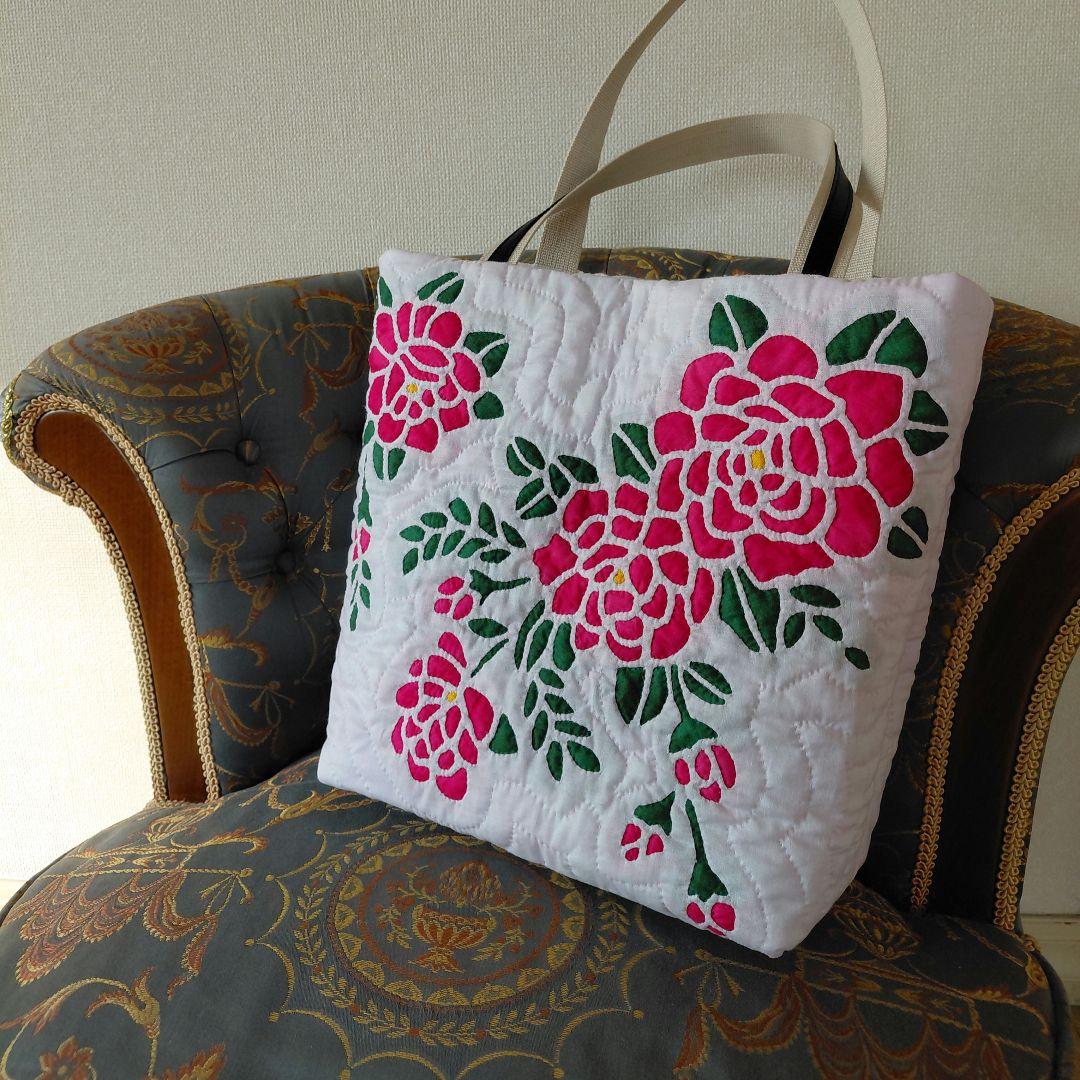 ハンドメイドハワイアンキルトバック